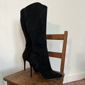 Neiman Marcus Suede Boots